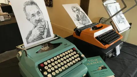 James Cook Typewriter art