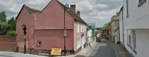 Google New Street/Chapel Street junction, Woodbridge