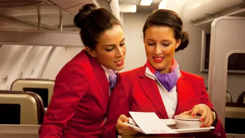 Getty Images Virgin Atlantic flight attendants