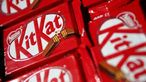 Getty Images Nestle KitKat bars