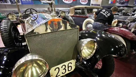 AFP Russian FSB vintage car collection, including 1922 Rolls Royce Silver Ghost, Mar 2007