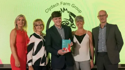 Callum Griffiths Callum Griffiths with his team