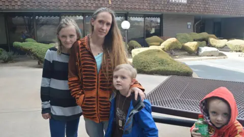 BBC Adrielle and her children