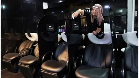 PA Media Stylist Caroline Peacock at Toni & Guy