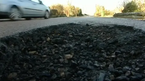 Potholes in roads lead to anger among some motorists