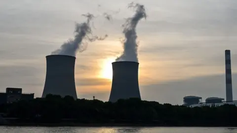 Getty Images Coal power station in China.