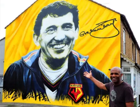 Watford Council Graham Taylor mural