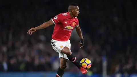Getty Images Antonio Valencia of Manchester United