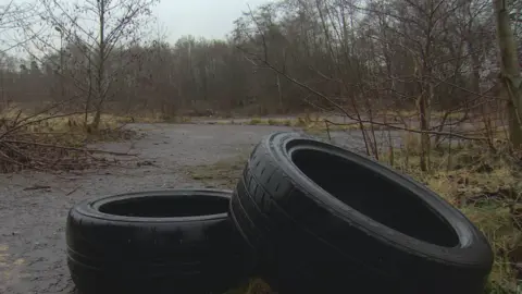 BBC Former travellers' site in Bathgate