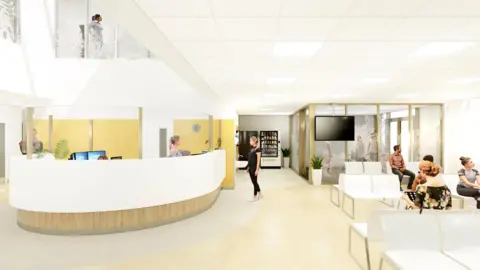 York and Scarborough NHS New reception