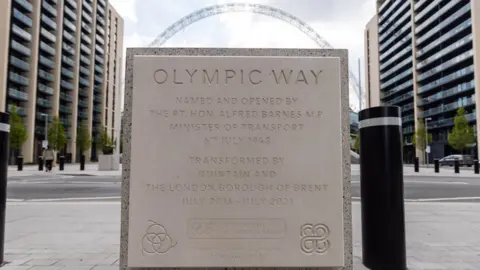 Chris Winter/Wembley Park The second plaque