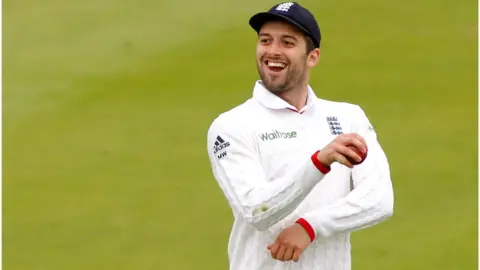 Getty Images Mark Wood and his imaginary horse