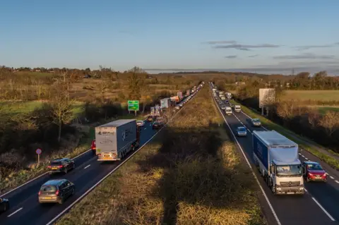 Anthony P Morris A34 northbound at Oxford, South Hinksey