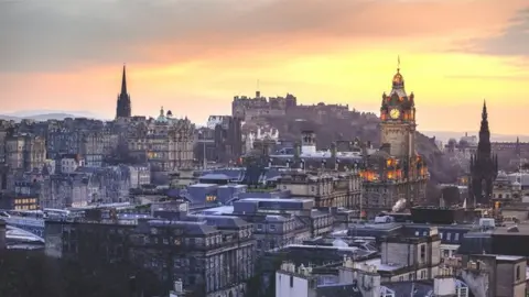 Getty Images Edinburgh skyline