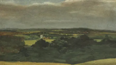 Sworders' John Constable's sketch of Dedham Vale with Brantham Mill and haystacks