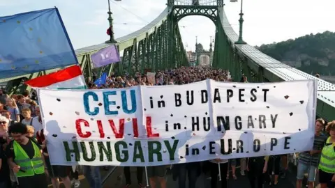 Reuters CEU protest