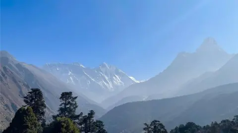 Ian Taylor The view of Mount Everest