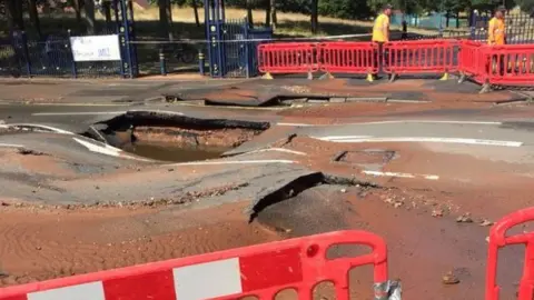 West Midlands Fire Service Flooding in Wheeler Street., Birmingham