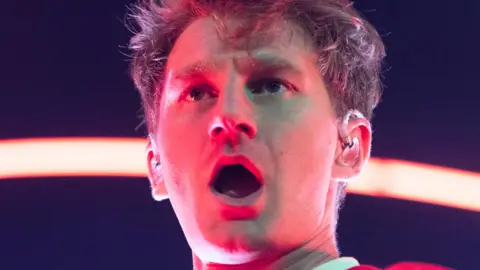 Getty Images Glass Animals are fronted by Dave Bayley