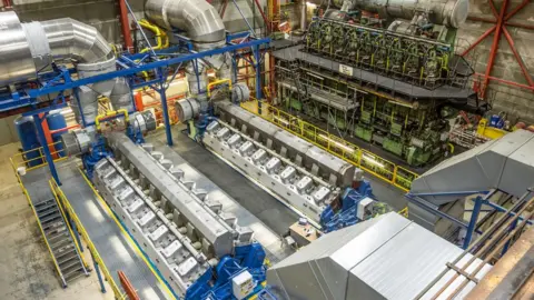 Guernsey Electricity Guernsey Electricity's diesel generators