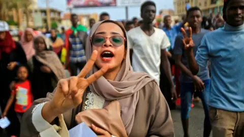 AFP Women were at the forefront of protests against Bashir