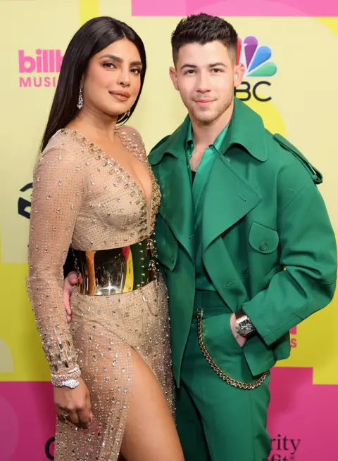 Getty Images Priyanka Chopra and Nick Jonas