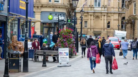 BBC/Steve Morgan Halifax town centre