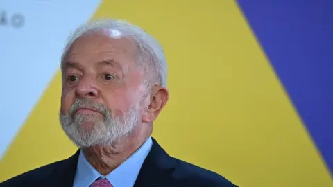EPA President of Brazil, Luiz Inacio Lula da Silva, attends a signing ceremony for highway concession contracts, at the Planalto Palace in Brasilia, Brazil, 30 January 2024.