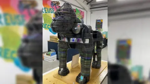 Louise Carson Gorilla CD sculpture