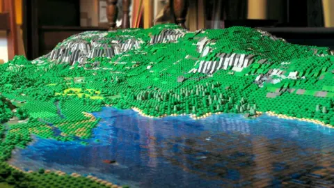 Jon Tordoff Lego model of the Lake District