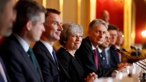 Getty Images Theresa May at Cabinet