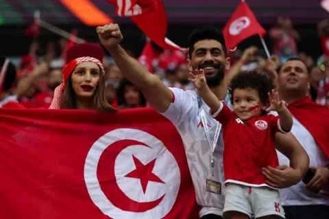 Reuters Soccer Football - FIFA World Cup Qatar 2022 - Group D - Denmark v Tunisia - Education City Stadium, Al Rayyan, Qatar - November 22, 2022