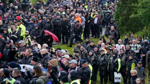 PA Media Motorcyclists
