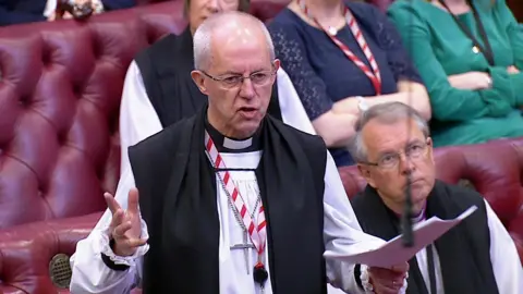 House of Lords Archbishop of Canterbury Justin Welby