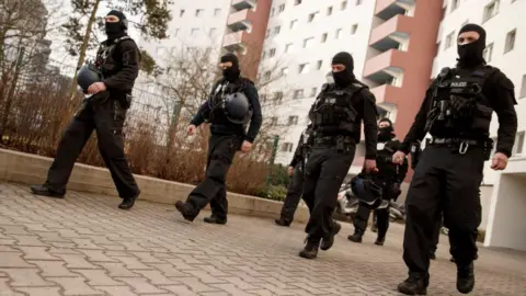 Getty Images German anti-terror police in Berlin