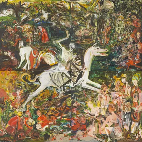 Blenheim Art Foundation The Triumph of Death, 2019 by Cecily Brown
