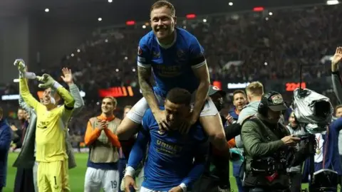 Getty Images Scott Arfield and James Tavernier