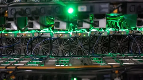 Getty Images Computers mining crypto