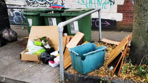 Emma Reynolds Fly-tipping in St Pauls