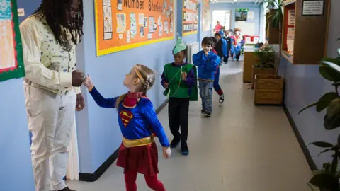 Getty Images Children dressed up