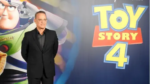 Getty Images Tom Hanks reprised his role as Woody in the Toy Story 4