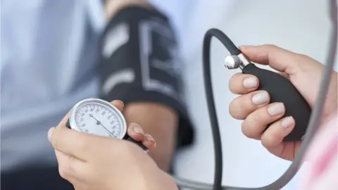 Getty Images Blood pressure monitor