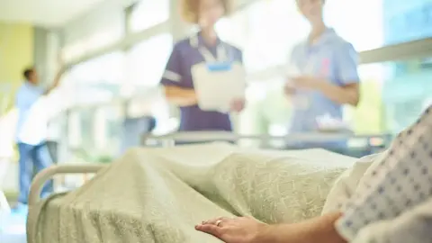 Getty Images Patient in hospital bed