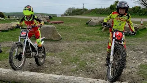 BBC Boys on motorcycles