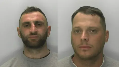 Gloucestershire Constabulary Mugshots of Mihai Pricina and Conner Delaney