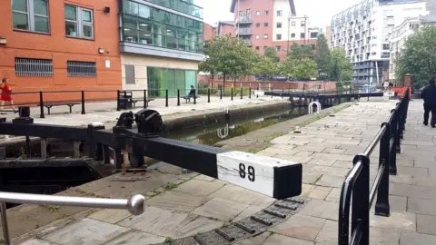 BBC Canal safety fencing Manchester