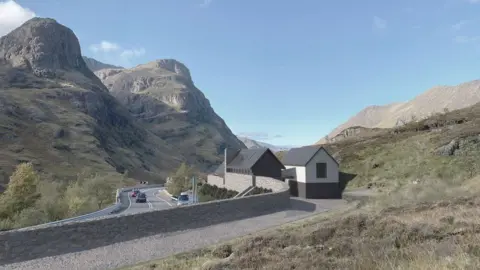 Jon Frullani Architects New design of house at Allt-na-Reigh