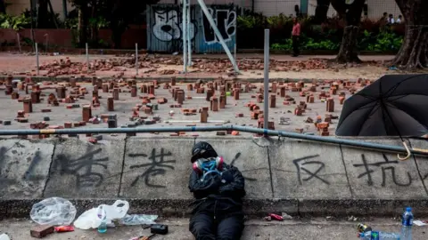 Getty Images Protester
