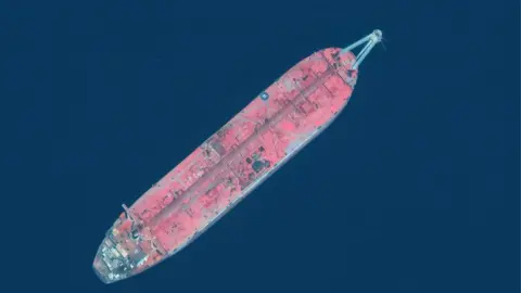 Getty Images FSO Safer tanker from above