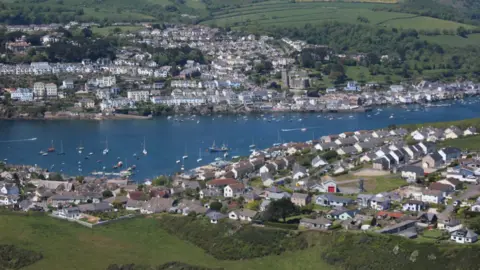 BBC View of Fowey from Polruan